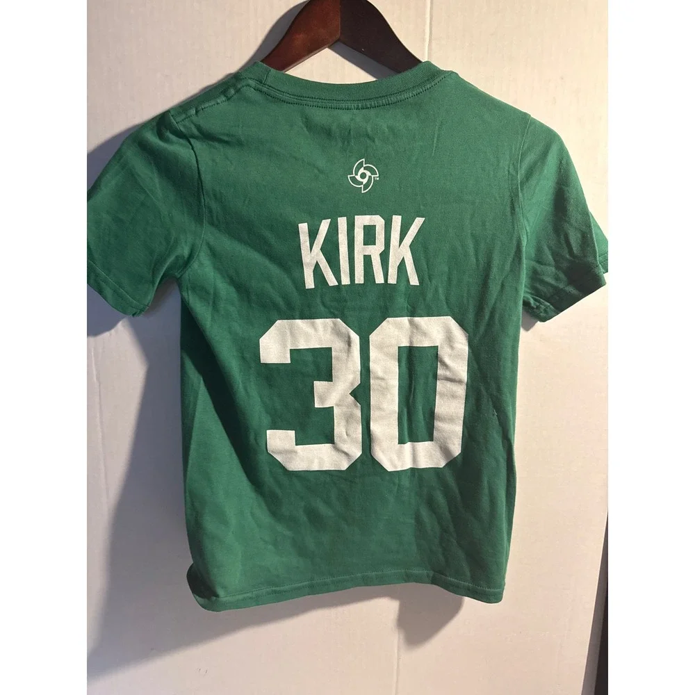 Nike Mexico WBC Alejandro Kirk 30 Youth Small Green Baseball T-Shirt NWT‎